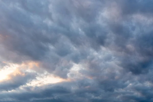 Ein Abstrakter Hintergrund Von Wolken Abendhimmel — Stockfoto