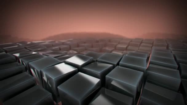 Animation Boucle Sans Couture Multi Cubes — Video