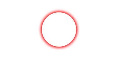 Asgari kırmızı neon ışık dairesi parlak sanat çizimi tasarımı