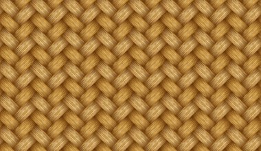 Çapraz çizgili bambu desenli Reed minderi.