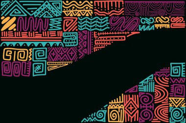 Etnik el yapımı süs, pürüzsüz desen