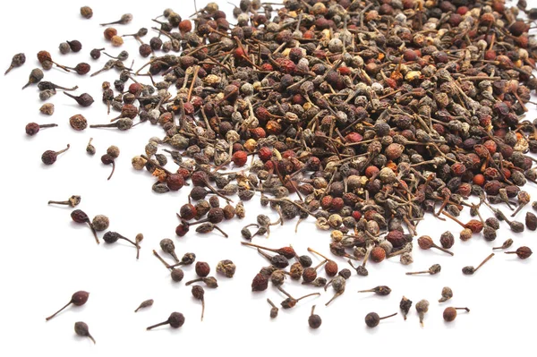 Bourbon Pepper Isolado Branco — Fotografia de Stock