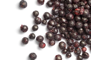 beyaz izole kırmızı kuş üzümü kurutulmuş meyveler