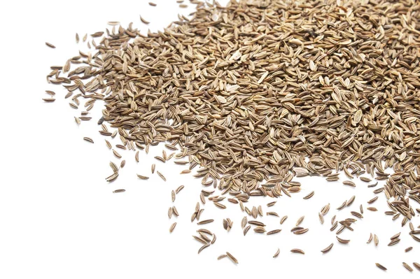 Kimyon tohumu beyaz zemin üzerine yığını
