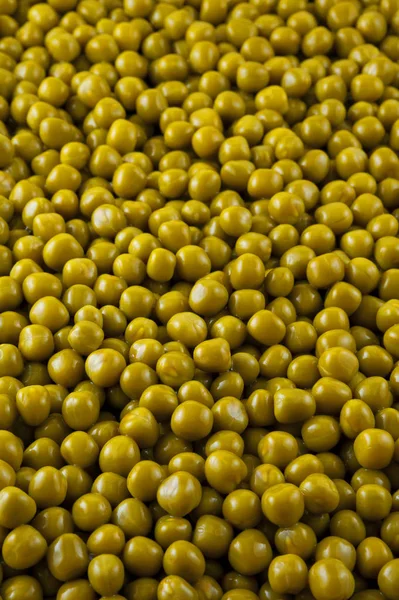 Canned Green Peas Texture Background — Stock Photo, Image