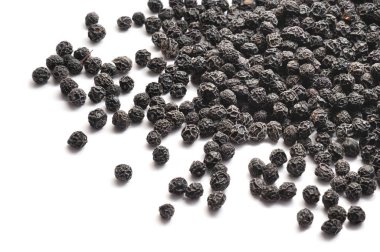 Kuş kiraz beyaz izole kurutulmuş.