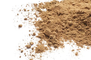 Zemin hindistan cevizi beyaz izole