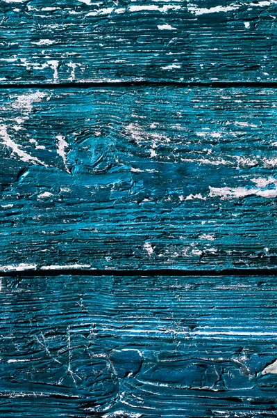 Textura Tablas Viejas Azules Con Pintura Pelada — Foto de Stock