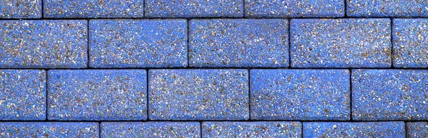 Piso Ladrillo Azul Panorama Fondo Textura —  Fotos de Stock