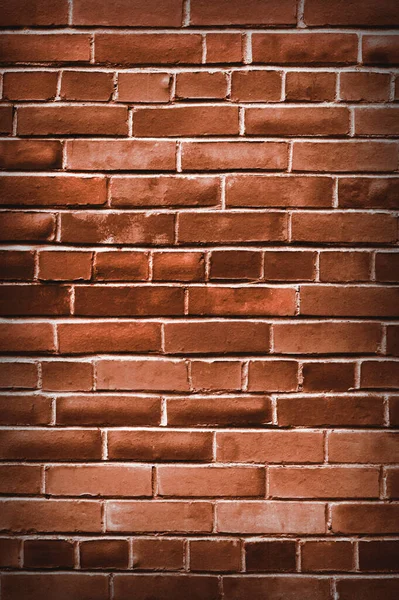 Brown Empty Brick Old Wall Template — Stock Photo, Image