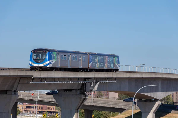 Vancouver, Kanada - 2018 yaklaşık: Kanada satır Skytrain