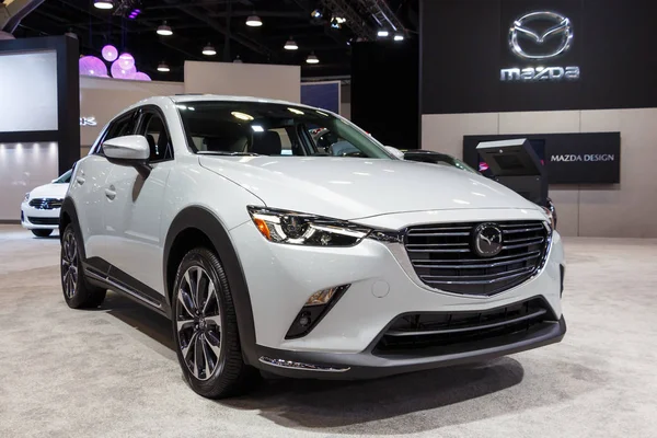 Vancouver, Kanada - 2019 március: Mazda Cx3 hozott 2019 Vancouver Auto Show — Stock Fotó