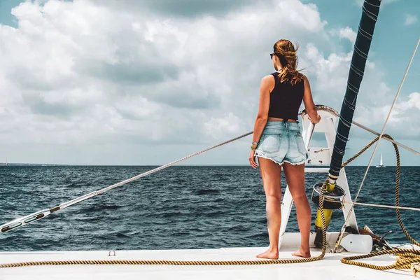 Photo of Girl in a boat near Saona Island, Dominican Republic