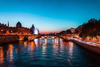 Paris' te gün batımı, Fransa, Avrupa