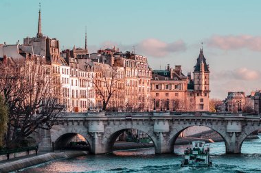 Paris' te gün batımı, Fransa, Avrupa