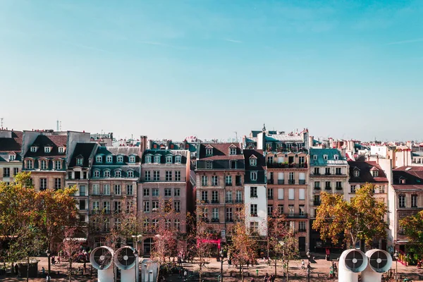 Coloridos Edificios Parisinos París Francia — Foto de Stock