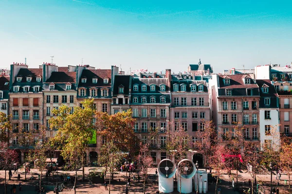 Coloridos Edificios Parisinos París Francia — Foto de Stock