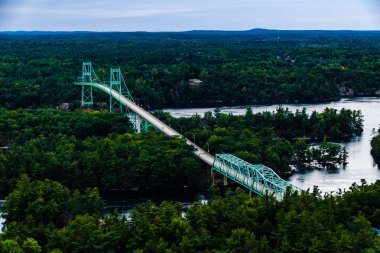 Thousand Islands Bridge in Ontario, Canada clipart