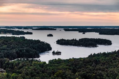 Thousand Islands in Ontario, Canada clipart