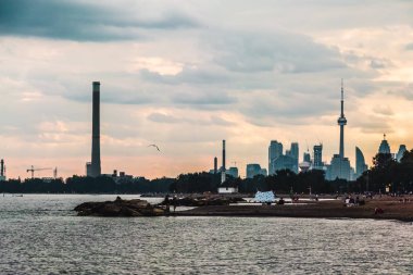 Toronto, Ontario, Kanada 'da Skyline