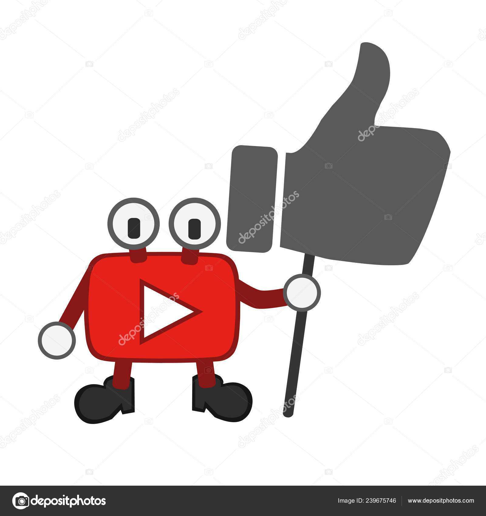 Funny Youtube Cartoon Youtube Channel Remind Your Viewers Stock Vector Image by ©Ramades #239675746 Funny Youtube Cartoon Youtube Channel Remind Your Viewers Stock Vector Image by ©Ramades #239675746
