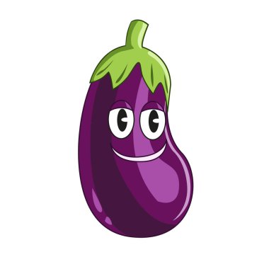 Karikatür şirin sebze vektör herkes, taze ve sağlıklı gıda için.