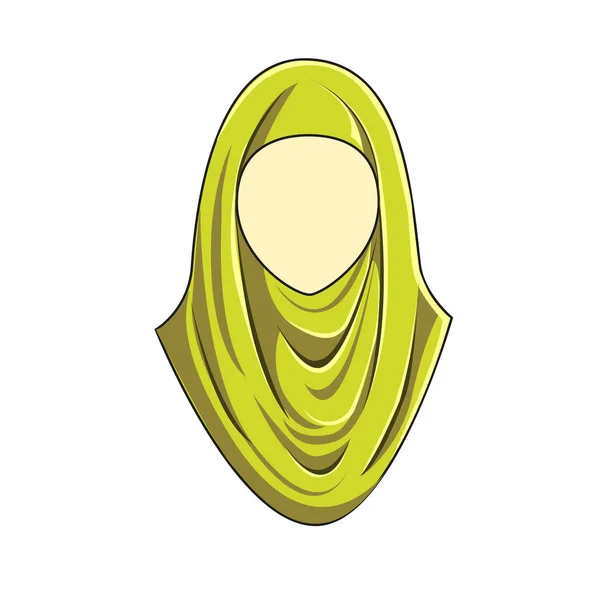 Хіджаб Мусульманка Вектор Хіджаб Мода — стоковий вектор