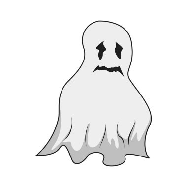 Karikatür korkunç hayalet İllüstrasyon, Sevimli hayalet karikatür, 