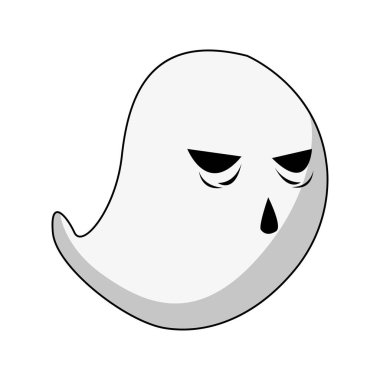 Karikatür korkunç hayalet İllüstrasyon, Sevimli hayalet karikatür, 