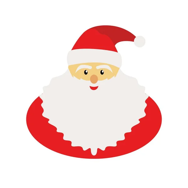 Natal Papai Noel Bonito Desenho Animado —  Vetores de Stock
