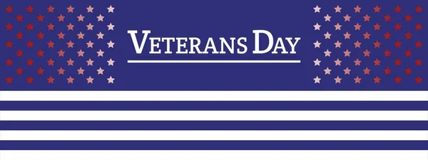 Veterans Day banner honoring all who served