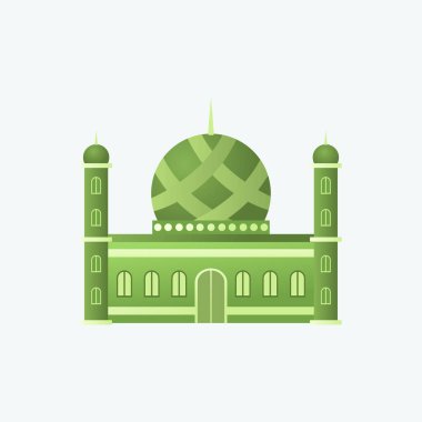 Kubbeli Yeşil Cami 'nin tasviri