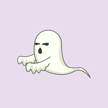 Siyah Gözlü Şirin Beyaz Hayalet Çarşafı