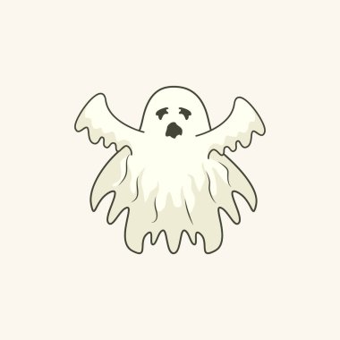 Siyah Gözlü Şirin Beyaz Hayalet Çarşafı