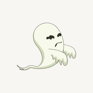 Siyah Gözlü Şirin Beyaz Hayalet Çarşafı