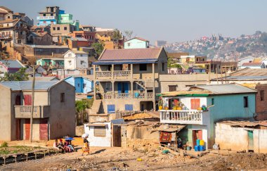 Antananarivo Şehir Manzaralı, Madagaskar başkenti. Tanarivo kim kez pirinç ve diğer bitkileri çiftlik 3 milyon Madagascarians bir şehirdir. Antananarivo yaşayan köylüler.