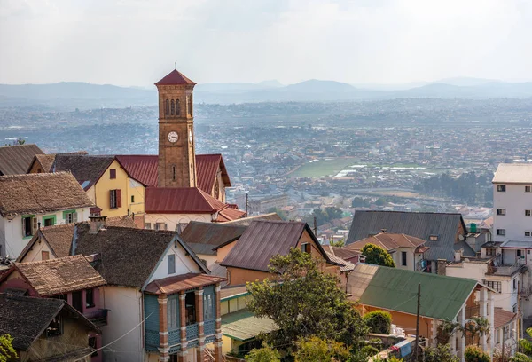 Vista Ciudad Antananarivo Capital Madagascar Tanarivo Una Ciudad Millones Madagascarianos — Foto de Stock