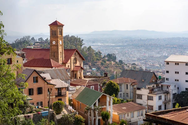 Vista Ciudad Antananarivo Capital Madagascar Tanarivo Una Ciudad Millones Madagascarianos — Foto de Stock