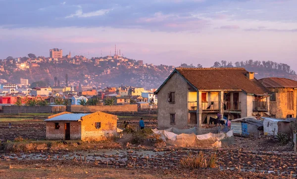 Antananarivo Capitale Del Madagascar Tanarivo Una Città Milioni Ciascariani Che — Foto Stock