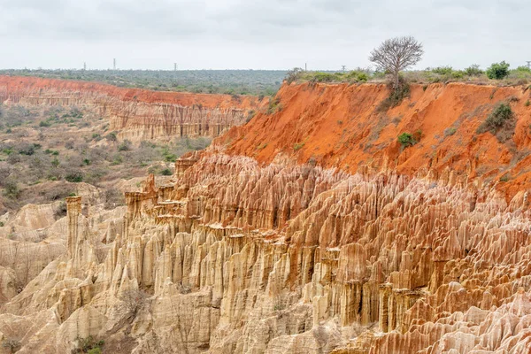 Luanda Angola yakınında (Miradouro da Lua) ay bakış. Luanda Batı Afrika'da yakınındaki doğa manzara.