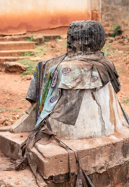 Voodoo Objekte Die Ritualen Für Zaubersprüche Und Voodoo Religion Togo — Stockfoto