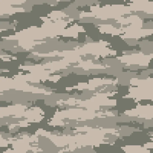 Digitala Kamouflagemönster Sömlös Camo Textur Abstrakta Pixelated Militär Stil Bakgrund — Stock vektor