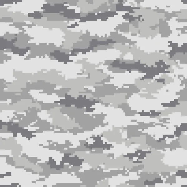 Padrão Camuflagem Digital Textura Camo Sem Costura Fundo Estilo Militar — Vetor de Stock