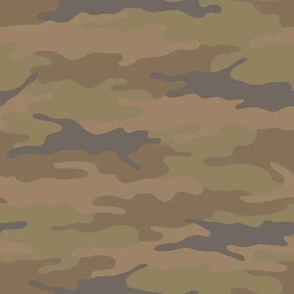 Padrão Camuflagem Sem Costura Textura Cáqui Ilustração Vetorial Camo Fundo —  Vetores de Stock