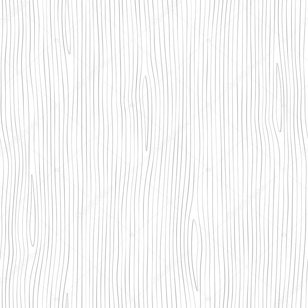 Seamless wooden pattern. Wood grain texture. Dense lines. Abstract background. Vector illustration