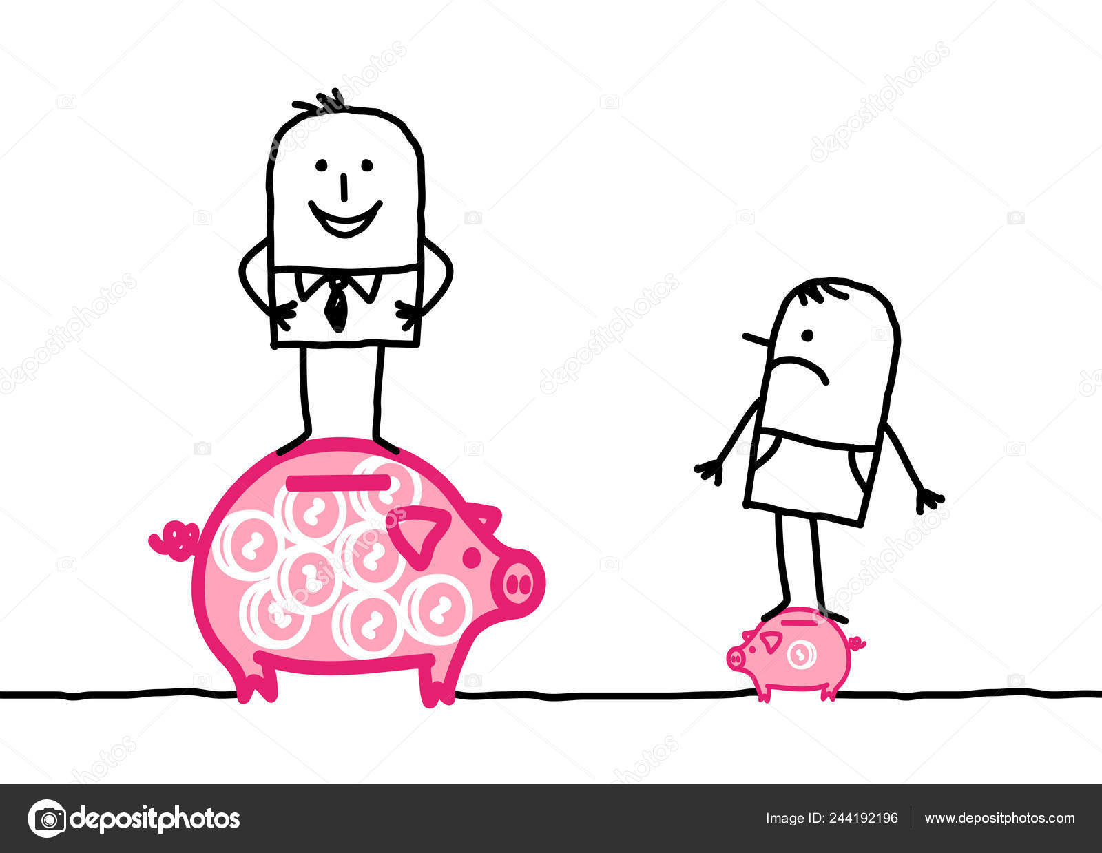 Cartoon Rich Man Poor Man Stock Photo Image By C Nlshop Cartoon Rich Man Poor Man Stock Photo Image By C Nlshop