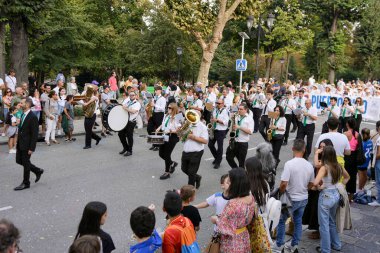 Editoryal kullanım sadece şef Dia de America San Mateo Festivali Oviedo İspanya 19 Eylül 2025