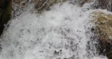 Skradins Şelalesi, Skradinski Buk, Krka Doğal Parkı, Hırvatistan 'ın Damaltia kentinde Sibenik yakınlarında