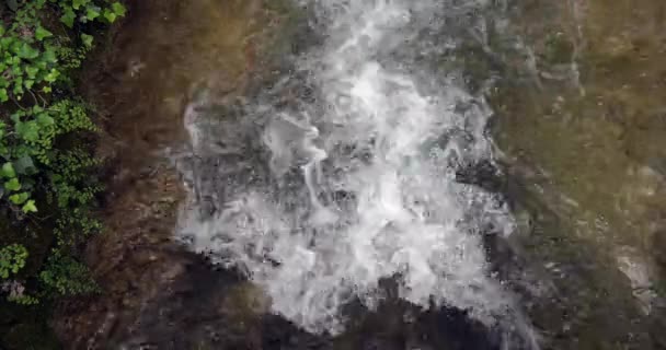 Skradins Waterfall Skradinski Buk Parque Natural Krka Cerca Sibenik Damaltia — Vídeos de Stock