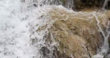 Skradins Şelalesi, Skradinski Buk, Krka Doğal Parkı, Hırvatistan 'ın Damaltia kentinde Sibenik yakınlarında